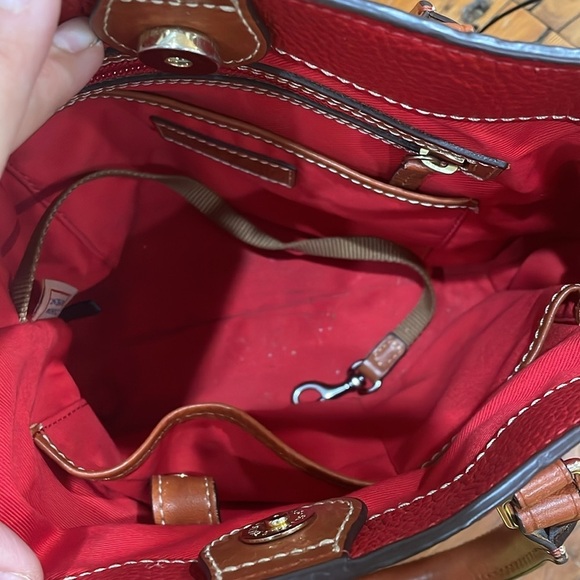 Dooney &. Bourke Red Chealsea Tote Shopper Purse - Picture 11 of 15
